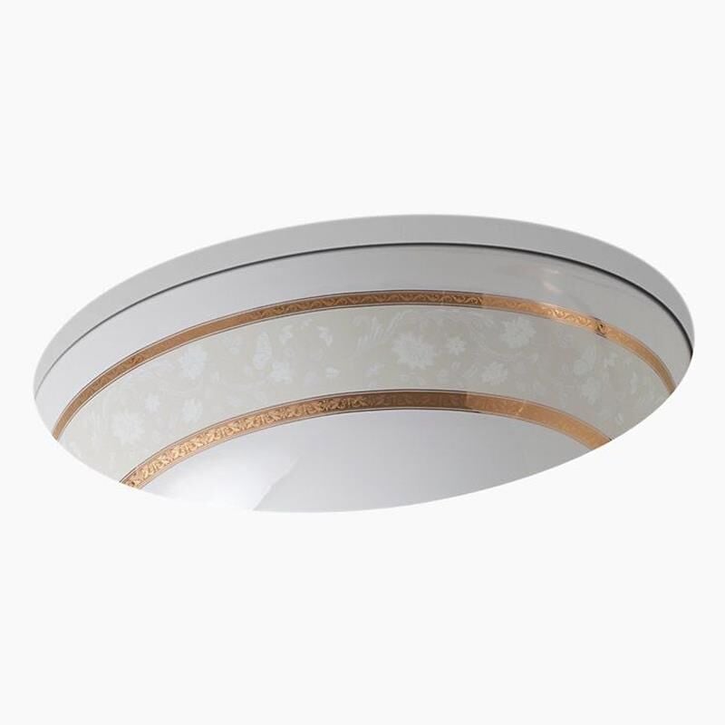 Kohler Lavabo Flight of Fancy Altın Bantlı