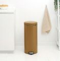 Brabantia Çöp Kutusu 30 litre Newicon Pedallı Warm Brass 238581