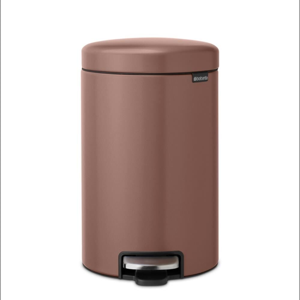 Brabantia Çöp Kutusu 12 litre Newicon Pedallı Satin Taupe 234002