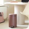 Brabantia Çöp Kutusu 12 litre Newicon Pedallı Satin Taupe 234002