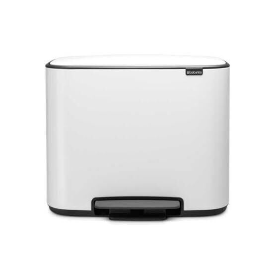 Brabantia Çöp Kutusu 36 lt Pedallı Bo Kırmızı 121401 White